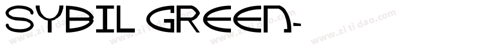 Sybil Green字体转换